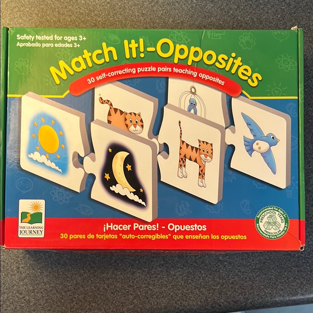 Match It! Opposites Puzzle Game